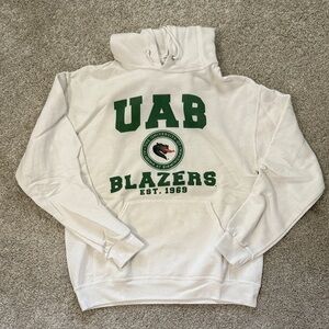 UAB Blazers White Sweater